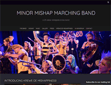 Tablet Screenshot of minormishap.com